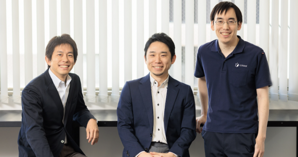 CFO芳賀、CEO加藤、CTO小橋