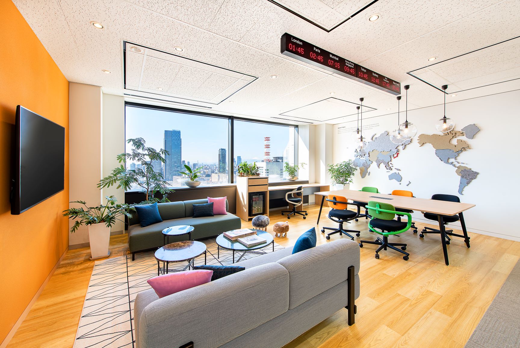 ラザードフレールのオフィス風景