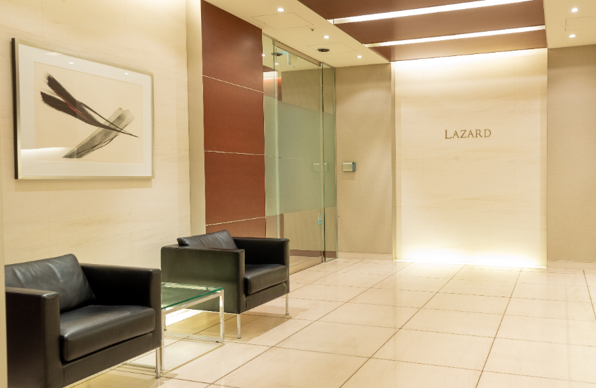 ラザードフレールのオフィス風景