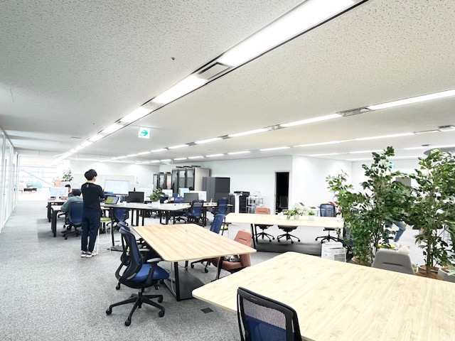 サイバーセキュリティクラウドのオフィス風景