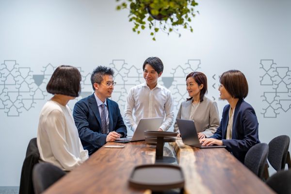 ドイツ銀行グループのオフィス風景