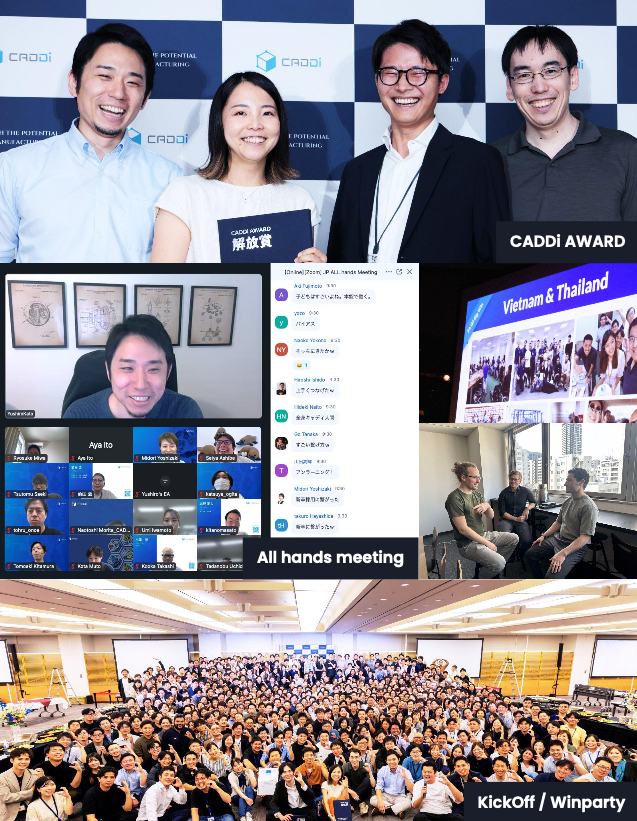 キャディのオフィス風景