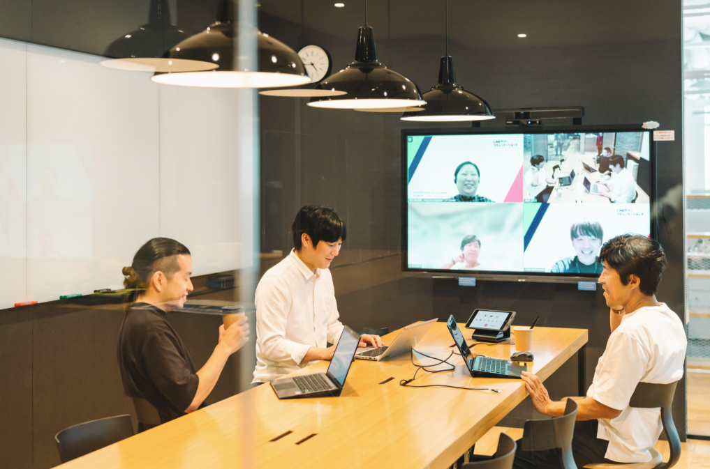 LINEヤフーコミュニケーションズのオフィス風景