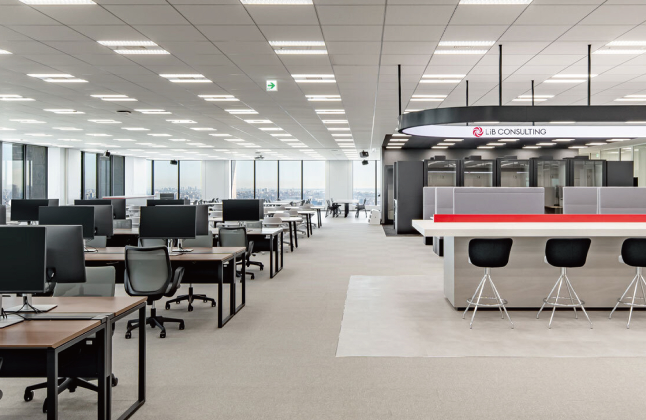 リブ・コンサルティングのオフィス風景